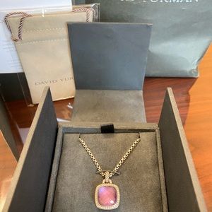 DAVID YURMAN Albion Black Orchid Diamond Necklace